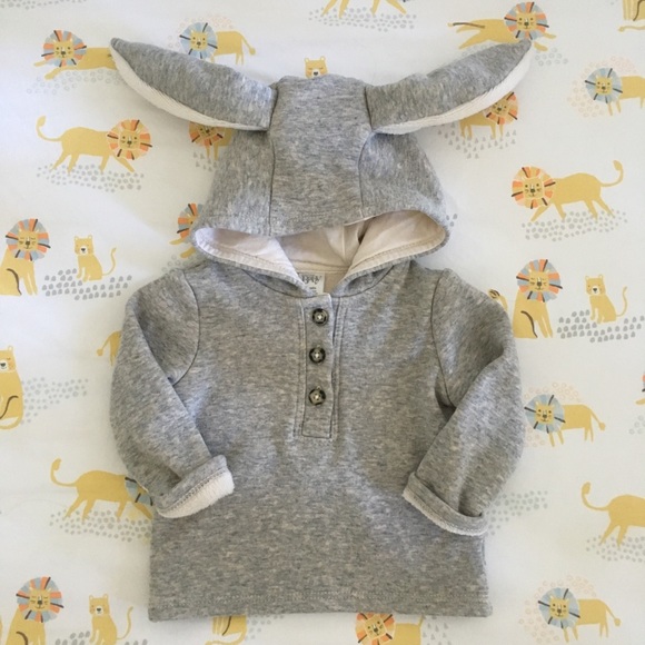 baby bunny hoodie